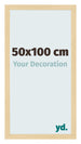 Cadre Photo 50x100cm Hêtre Décor MDF Bologna De Face Mesure | Yourdecoration.fr