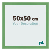 Cadre Photo 50x50 cm Vert MDF Bologna De Face Mesure | Yourdecoration.fr