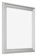 Cadre Photo 50x50cm Argent Mat MDF Lazio De Face Oblique | Yourdecoration.fr