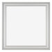 Cadre Photo 50x50cm Argent Mat MDF Lazio De Face | Yourdecoration.fr