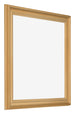 Cadre Photo 50x50cm De Pin Grain de Bois MDF Lazio De Face Oblique | Yourdecoration.fr