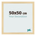 Cadre Photo 50x50cm Hêtre Décor MDF Bologna De Face Mesure | Yourdecoration.fr