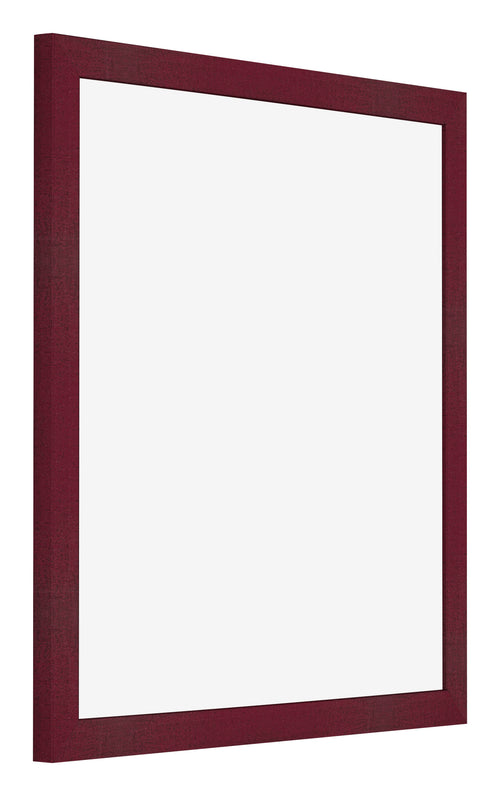 Cadre Photo 50x50cm Vin Rouge Patine MDF Bologna De Face Oblique | Yourdecoration.fr
