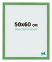 Cadre Photo 50x60 cm Vert MDF Bologna De Face Mesure | Yourdecoration.fr