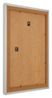Cadre Photo 50x60cm Argent Mat MDF Lazio Arriere Oblique | Yourdecoration.fr