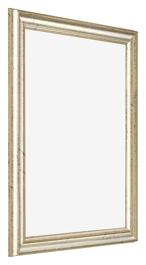 Cadre Photo 50x60cm Brillance Metallique MDF Lazio De Face Oblique | Yourdecoration.fr