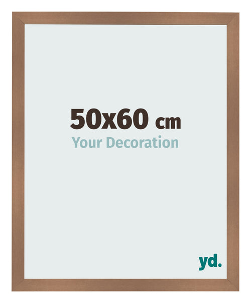 Cadre Photo 50x60cm Cuivre Décor MDF Bologna De Face Mesure | Yourdecoration.fr