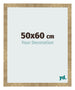 Cadre Photo 50x60cm Or Antique MDF Bologna De Face Mesure | Yourdecoration.fr