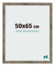 Cadre Photo 50x65 cm Metal Vintage MDF Bologna De Face Mesure | Yourdecoration.fr