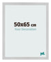 Cadre Photo 50x65cm Acier Inoxydable MDF Bologna De Face Mesure | Yourdecoration.fr
