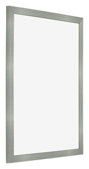 Cadre Photo 50x65cm Aluminium Brossé MDF Bologna De Face Oblique | Yourdecoration.fr