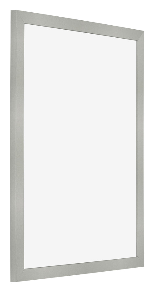 Cadre Photo 50x65cm Argent Mat MDF Bologna De Face Oblique | Yourdecoration.fr