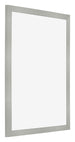 Cadre Photo 50x65cm Argent Mat MDF Bologna De Face Oblique | Yourdecoration.fr