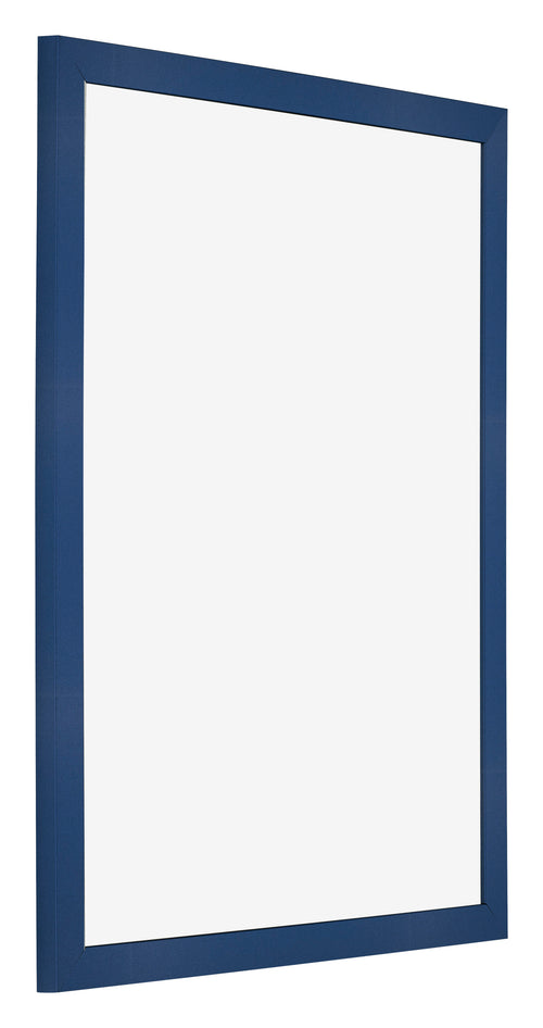 Cadre Photo 50x65cm Bleu Fonce MDF Bologna De Face Oblique | Yourdecoration.fr