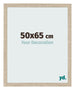 Cadre Photo 50x65cm Chêne Sonoma MDF Bologna De Face Mesure | Yourdecoration.fr