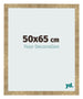 Cadre Photo 50x65cm Or Antique MDF Bologna De Face Mesure | Yourdecoration.fr