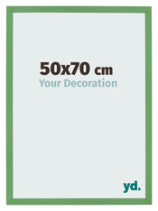 Cadre Photo 50x70 cm Vert MDF Bologna De Face Mesure | Yourdecoration.fr