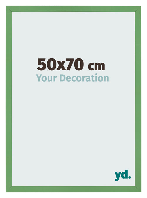 Cadre Photo 50x70 cm Vert MDF Bologna De Face Mesure | Yourdecoration.fr