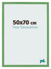 Cadre Photo 50x70 cm Vert MDF Bologna De Face Mesure | Yourdecoration.fr