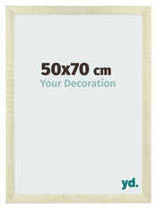 Cadre Photo 50x70cm Chene Sonoma MDF Pisa De Face Mesure | Yourdecoration.fr