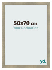 Cadre Photo 50x70cm Or Vintage MDF Pisa De Face Mesure | Yourdecoration.fr