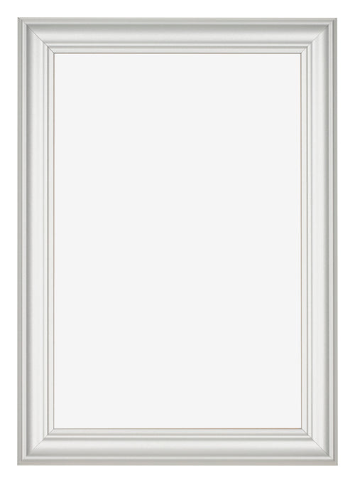 Cadre Photo 50x75cm Blanc Patine MDF Lazio De Face | Yourdecoration.fr
