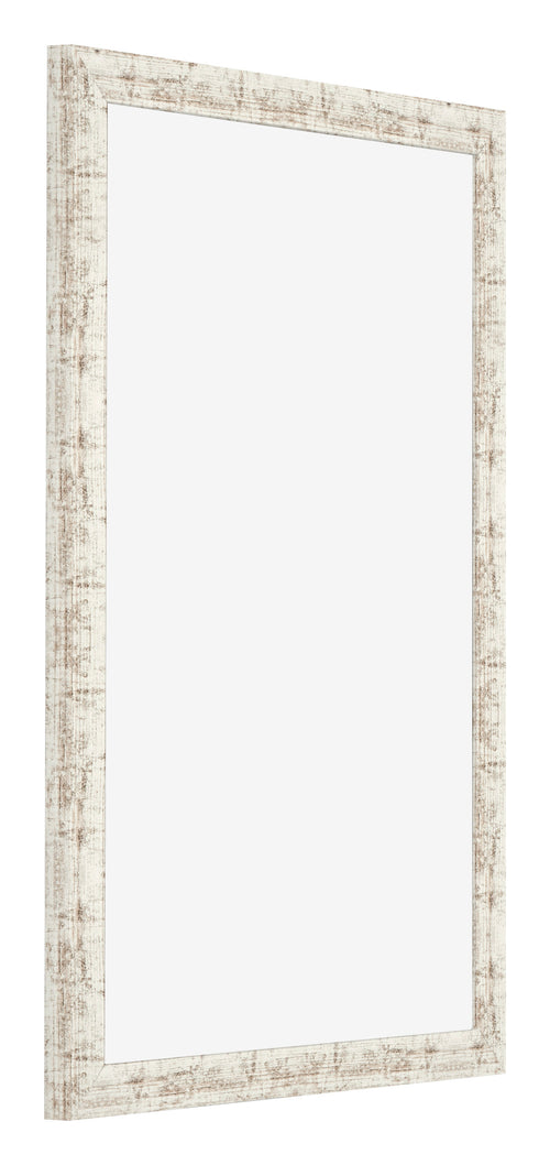 Cadre Photo 50x75cm Blanc Vintage MDF Bologna De Face Oblique | Yourdecoration.fr