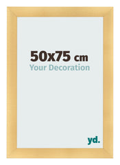 Cadre Photo 50x75cm Or Vintage MDF Pisa De Face Mesure | Yourdecoration.fr