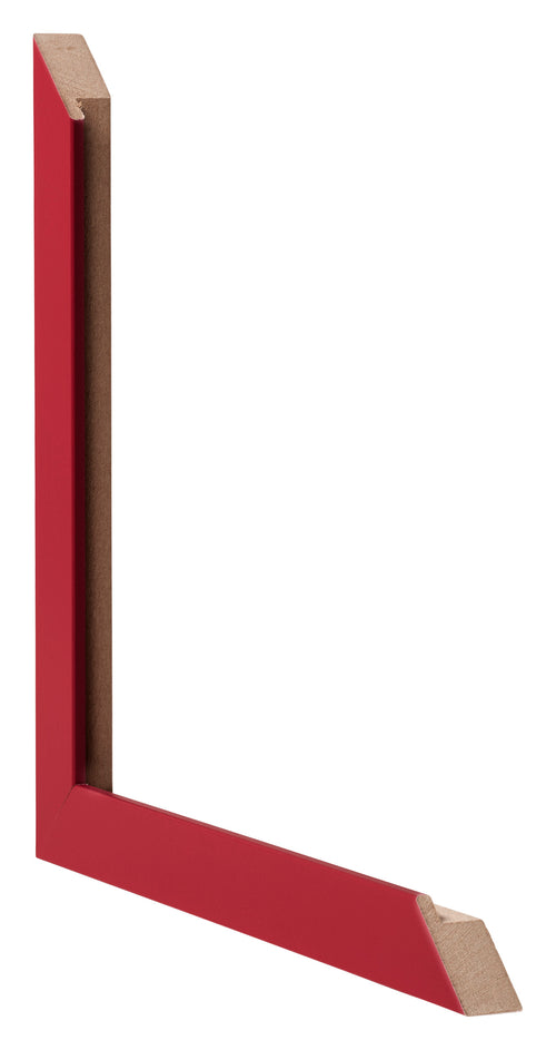 Cadre Photo 50x75cm Rouge MDF Bologna Detail Intersection | Yourdecoration.fr