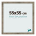 Cadre Photo 55x55 cm Metal Vintage MDF Bologna De Face Mesure | Yourdecoration.fr