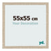 Cadre Photo 55x55cm Chêne Sonoma MDF Bologna De Face Mesure | Yourdecoration.fr