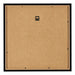 Cadre Photo 55x55cm Noir Brillant MDF Bologna Arriere | Yourdecoration.fr