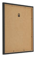 Cadre Photo 55x55cm Noir Grain de Bois MDF Bologna Arriere Oblique | Yourdecoration.fr
