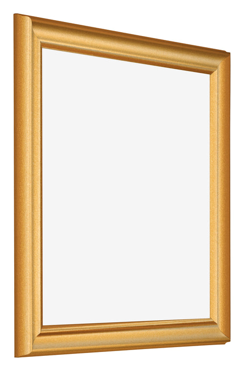 Cadre Photo 55x55cm Or Mat MDF Lazio De Face Oblique | Yourdecoration.fr