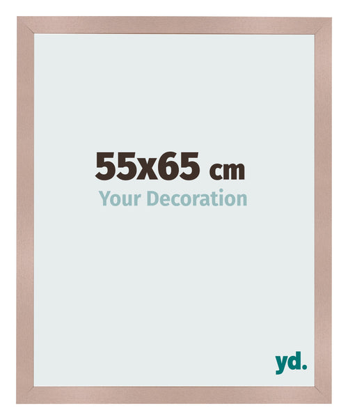 Cadre Photo 55x65 cm Rose Ancien MDF Bologna De Face Mesure | Yourdecoration.fr