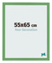 Cadre Photo 55x65 cm Vert MDF Bologna De Face Mesure | Yourdecoration.fr