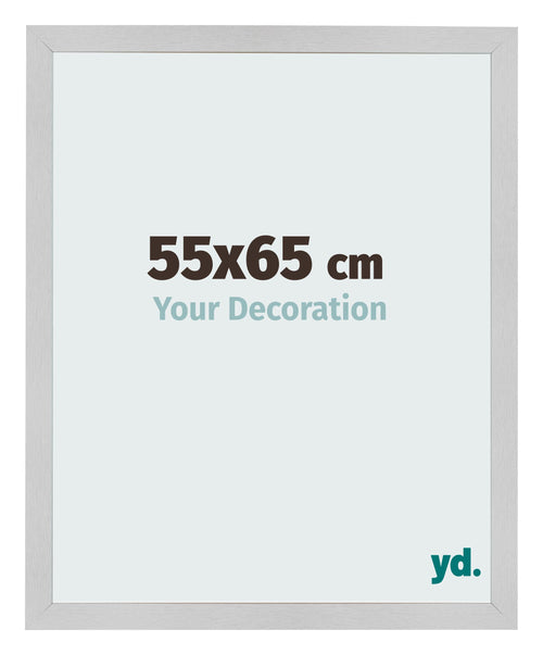 Cadre Photo 55x65cm Acier Inoxydable MDF Bologna De Face Mesure | Yourdecoration.fr
