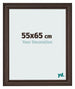 Cadre Photo 55x65cm Chene Fonce MDF Lazio De Face Mesure | Yourdecoration.fr