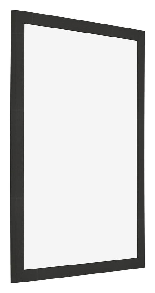 Cadre Photo 55x65cm Noir Grain de Bois MDF Bologna De Face Oblique | Yourdecoration.fr