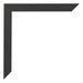 Cadre Photo 55x65cm Noir Grain de Bois MDF Bologna Detail Coin | Yourdecoration.fr