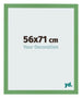 Cadre Photo 56x71 cm Vert MDF Bologna De Face Mesure | Yourdecoration.fr