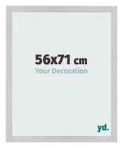 Cadre Photo 56x71cm Acier Inoxydable MDF Bologna De Face Mesure | Yourdecoration.fr