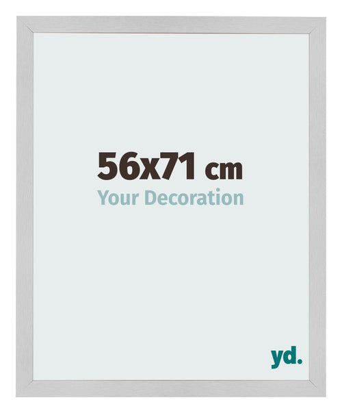 Cadre Photo 56x71cm Acier Inoxydable MDF Bologna De Face Mesure | Yourdecoration.fr