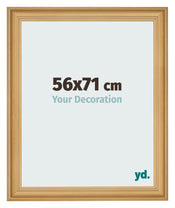 Cadre Photo 56x71cm De Pin Grain de Bois MDF Lazio De Face Mesure | Yourdecoration.fr