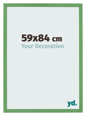 Cadre Photo 59x84 cm Vert MDF Bologna De Face Mesure | Yourdecoration.fr