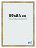 Cadre Photo 59x84cm Or Antique MDF Bologna De Face Mesure | Yourdecoration.fr