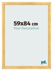 Cadre Photo 59x84cm Or Vintage MDF Pisa De Face Mesure | Yourdecoration.fr