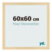 Cadre Photo 60x60cm Hêtre Décor MDF Bologna De Face Mesure | Yourdecoration.fr