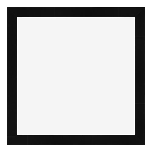 Cadre Photo 60x60cm Noir Argent Poli MDF Pisa De Face | Yourdecoration.fr