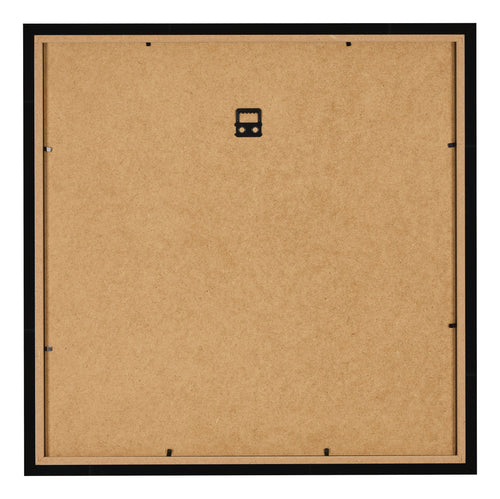 Cadre Photo 60x60cm Noir Brillant MDF Bologna Arriere | Yourdecoration.fr